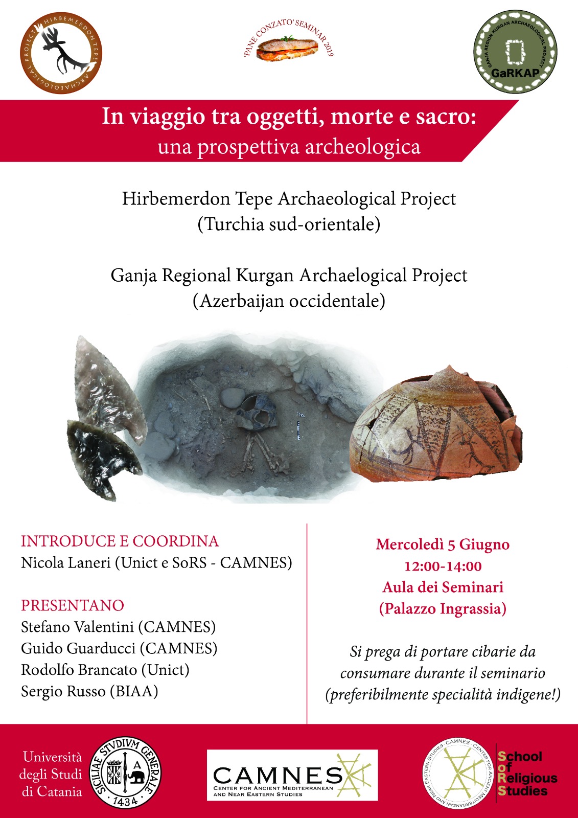 SEMINAR: Traveling between Objects, Death and the Sacred: An Archaeological Perspective (in Italian)