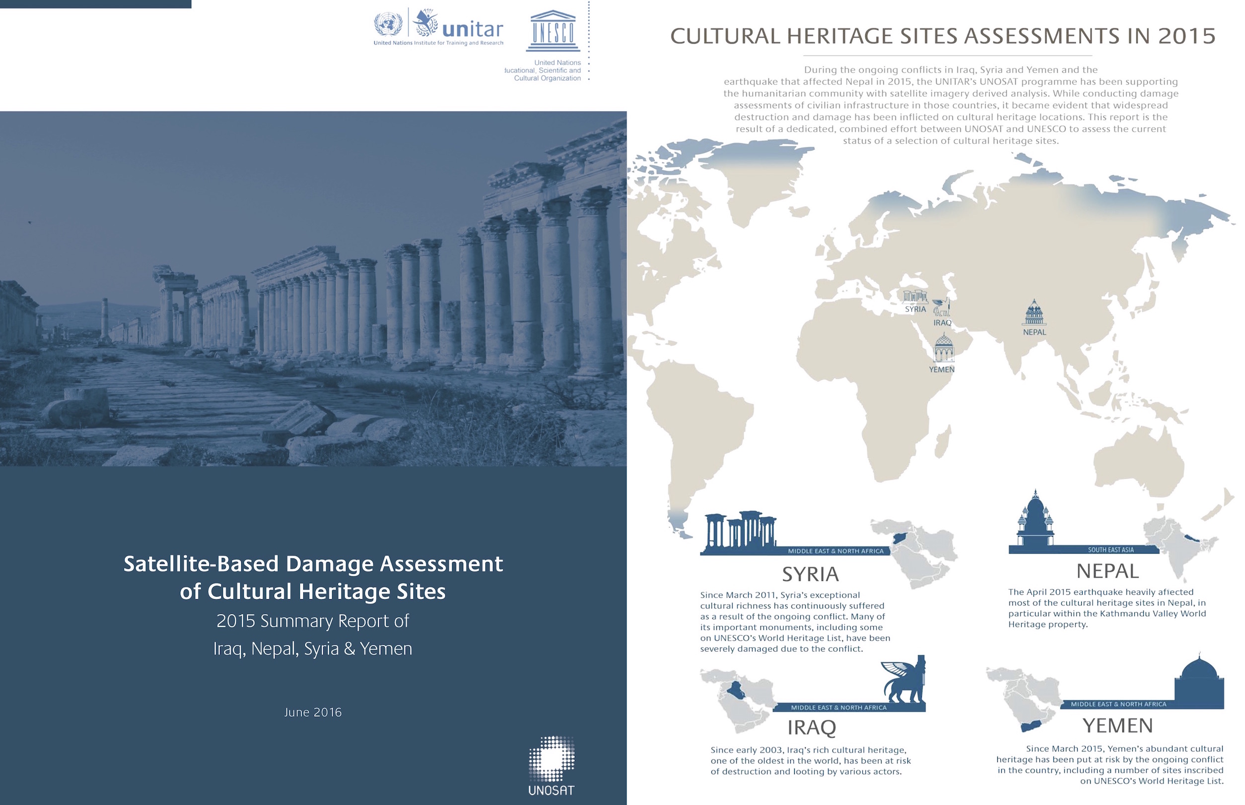UNESCO-UNITAR Report: Satellite-Based Damage Assessment of Cultural Heritage Sites